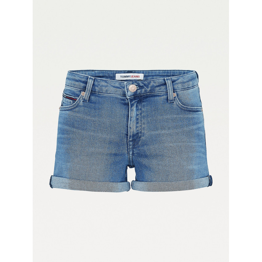 Short en jeans femme bleu moyen TOMMY JEANS coupe slim  DW0DW10080 E-shop CLOANE