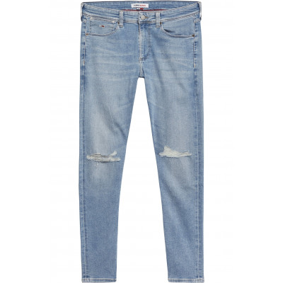 Jeans homme TOMMY JEANS skinny modèle Miles bleu délavé référence DM0DM10256