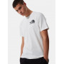 Tee-shirt homme blanc THE NORTH FACE matière coton coupe classique logo poitrine et dans le dos référence: 52Y8 FN41 E-Boutique 