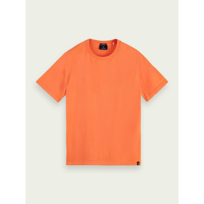 Tee-shirt homme orange SCOTCH AND SODA matière coton coupe classique référence 160845 2747 E-Boutique CLOANE
