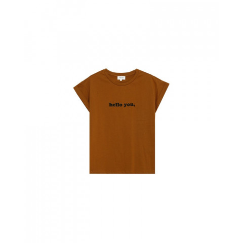 T-Shirt GRACE & MILA DAWSON Camel | Cloane Vannes