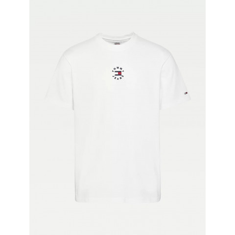 T-Shirt TOMMY JEANS Homme CIRCULAR Blanc DM0DM11602 | Cloane Vannes