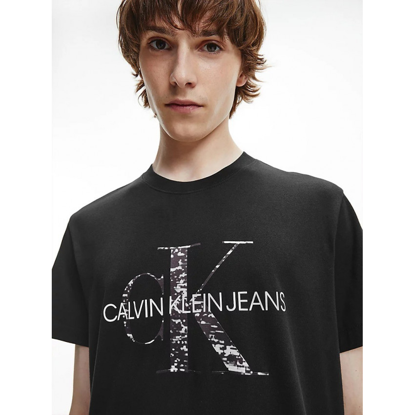 T-Shirt CALVIN KLEIN Homme BONDED Noir J30J318723 | Cloane Vannes