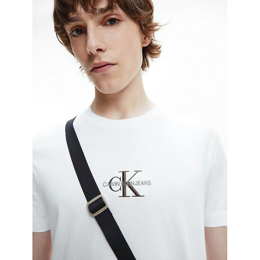 T-Shirt CALVIN KLEIN Homme NEW ICONIC Blanc J30J317092 | Cloane Vannes 