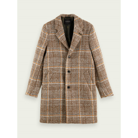 MANTEAU SCOTCH AND SODA HOMME SINGLE-BREASTED Beige 163276 | Cloane Vannes