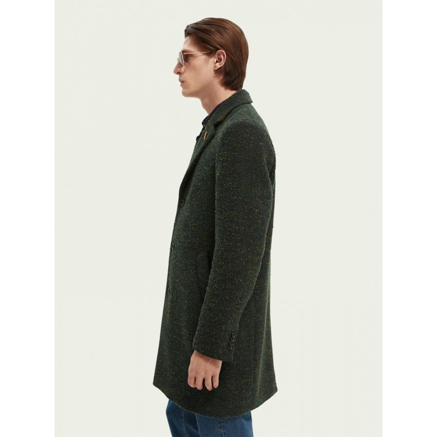 MANTEAU SCOTCH AND SODA HOMME SINGLE-BREASTED Vert 163276 | Cloane Vannes