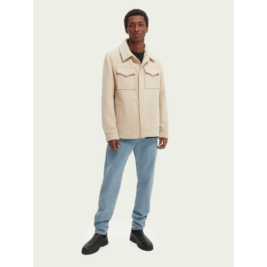 Veste Scotch and Soda Unisexe RELAXED Beige 163287 | CLOANE VANNES