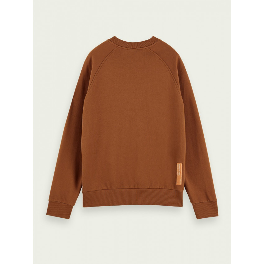Sweat Scotch and Soda Homme ORGANIC Camel 162349 | Cloane Vannes