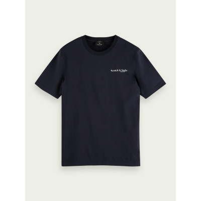 T-Shirt SCOTCH AND SODA Homme ORGANIC Bleu Marine 162367 | Cloane VANNES