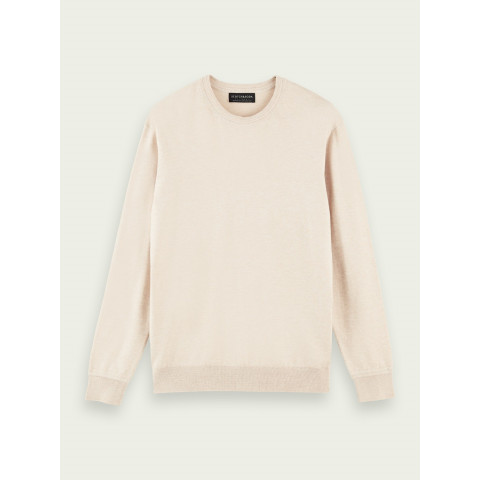 Pull scotch and soda Homme ECOVERO™ Rose 162403 | Cloane vannes