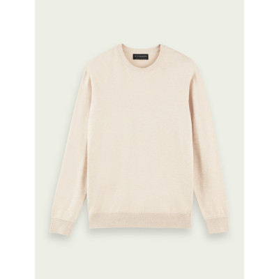 Pull scotch and soda Homme ECOVERO™ Rose 162403 | Cloane vannes