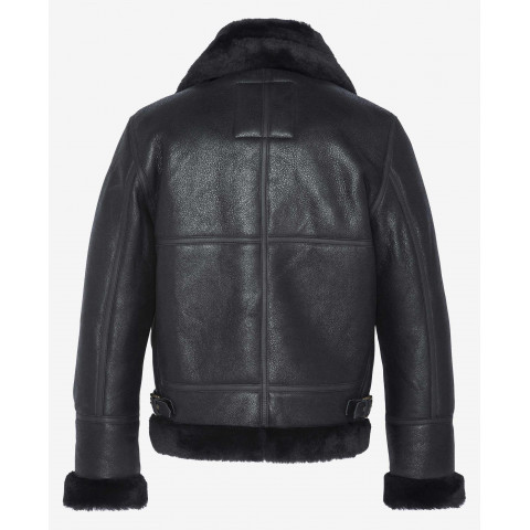 Blouson SCHOTT NYC Homme BOMBARDIER Cuir Noir ou Marron LC1259 | Cloane Vannes