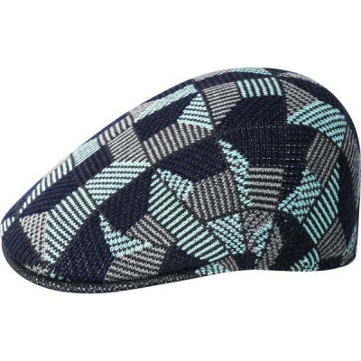 Beret à carreaux KANGOL Bleu Marine K3522 | Cloane Vannes