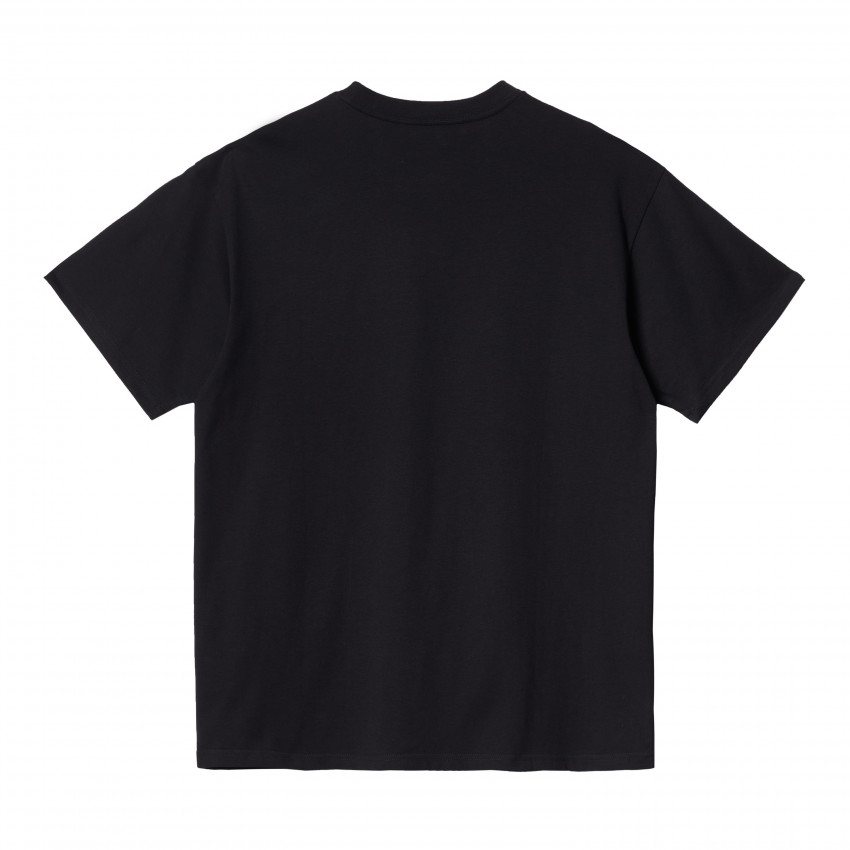 T-Shirt CARHARTT Homme AMERICAN SCRIPT Noir i029007 | Cloane Vannes