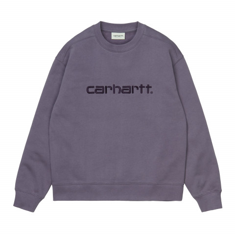 Sweat Carhartt Femme Dark violet ou vert foncé ou rose ou bleu ciel ou violet I027475 | Cloane Vannes