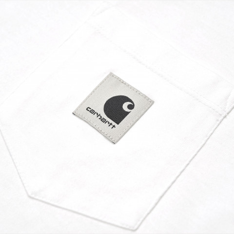 T-Shirt CARHARTT Femme POCKET Noir ou blanc I029070 | Cloane vannes