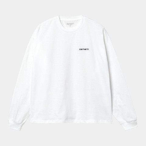 T-Shirt Carhartt Femme SCRIPT Noir ou Noir/Blanc I029075 | Cloane Vannes