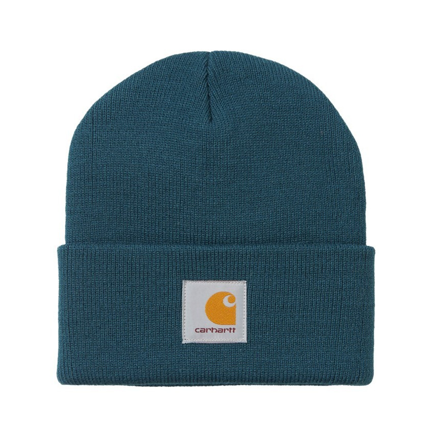 Bonnet Carhartt Homme WATCH Noir ou Turquoise ou Bleu Marine ou Camel ou Rose ou Ecru ou Vert foncé. I017326 | Cloane vannes