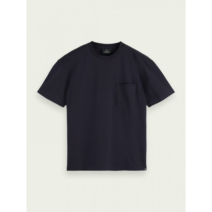 T-Shirt scotch and soda Homme Bleu Marine 162366 | Cloane vannes