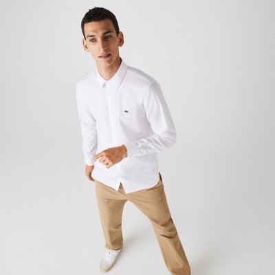 Chemise Lacoste Homme noir ou blanc ou bleu ciel CH2668 | Cloane Vannes