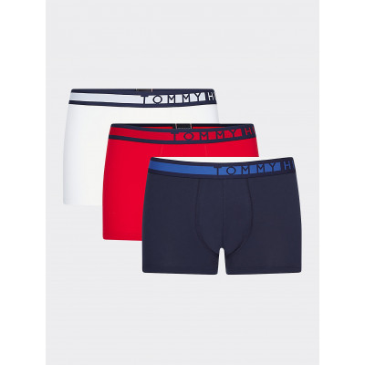 Lot 3 boxers Tommy Hilfiger Homme Bleu marine/Rouge/Blanc UM0UM01234 | Cloane vannes