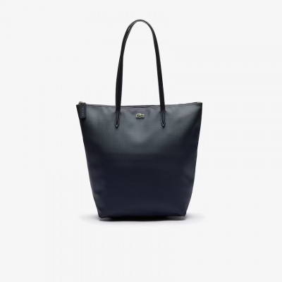 Sac Cabas Lacoste Femme VERTICAL Noir ou Bleu Marine nf1890po | cloane vannes