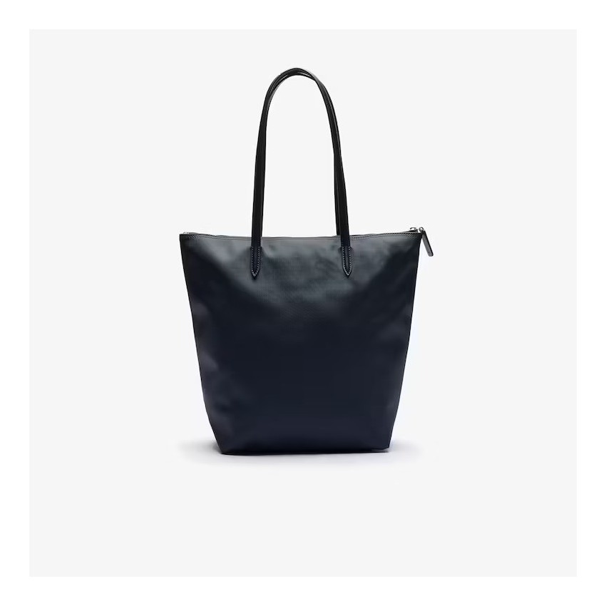 Sac Cabas Lacoste Femme VERTICAL Noir ou Bleu Marine nf1890po | cloane vannes