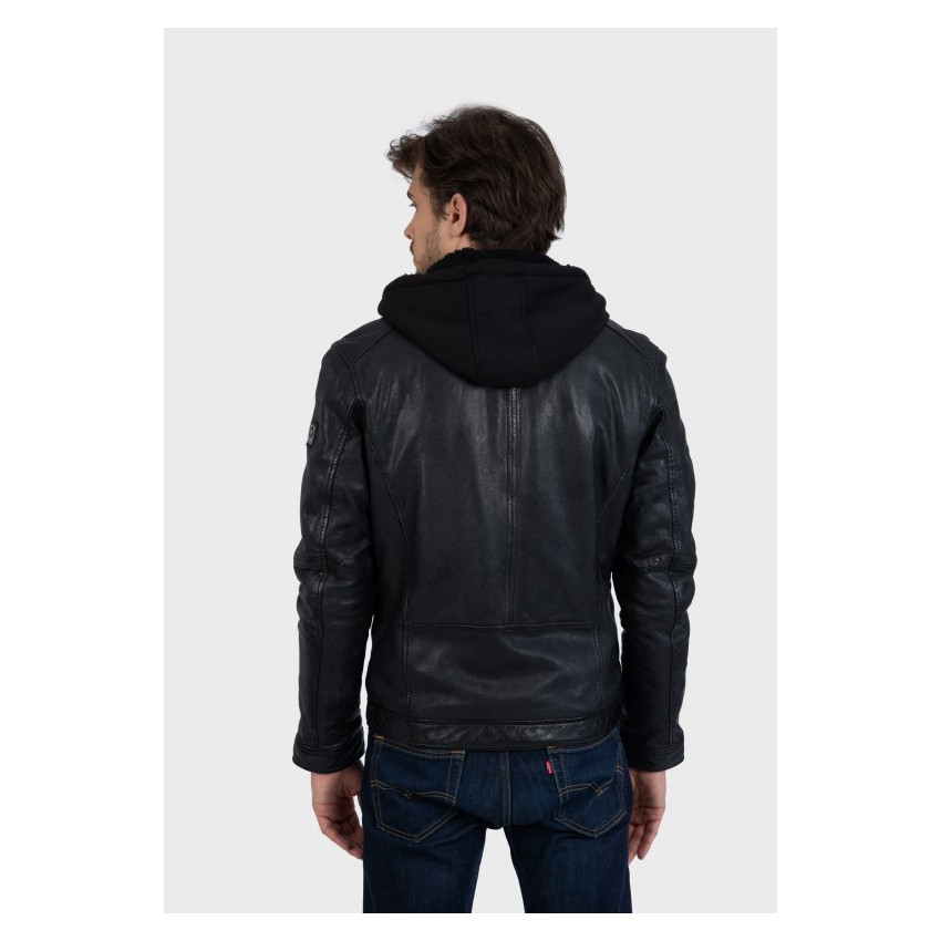 Blouson Cuir Oakwood Homme VEGAS Noir ou Marron ou Camel drink-63036 | Cloane Vannes