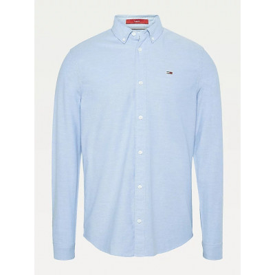 Chemise Oxford Tommy Hilfiger Homme STRETCH Bleu dm0dm09594c4e | Cloane Vannes