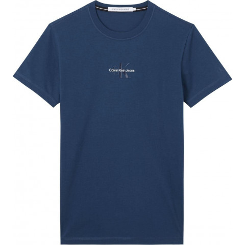 T-Shirt Calvin Klein Homme MONOGRAM LOGO Bleu j30j319877 | Cloane Vannes