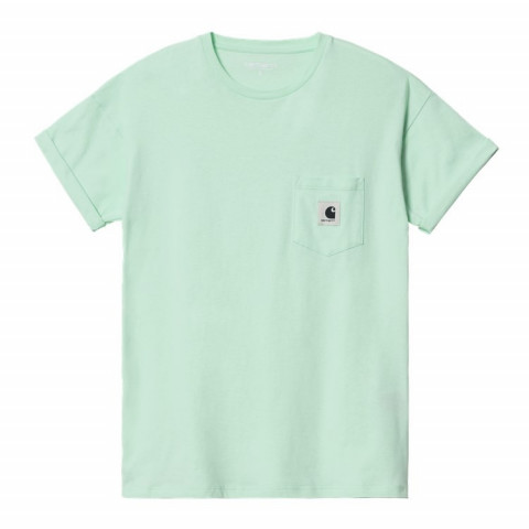 T-Shirt Carhartt Femme POCKET Vert ou Orange ou Rouge ou Bleu ciel i029070 | Cloane Vannes