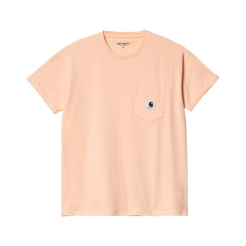 T-Shirt Carhartt Femme POCKET Vert ou Orange i029070 | Cloane Vannes