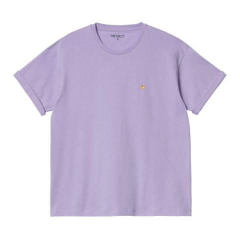 T-Shirt Carhartt Femme CHASE Turquoise ou Violet i029072 | Cloane Vannes