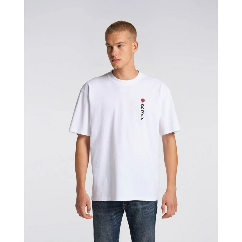 T-Shirt edwin Homme KAMIFUJI Blanc ou Noir i029878 | Cloane vannes