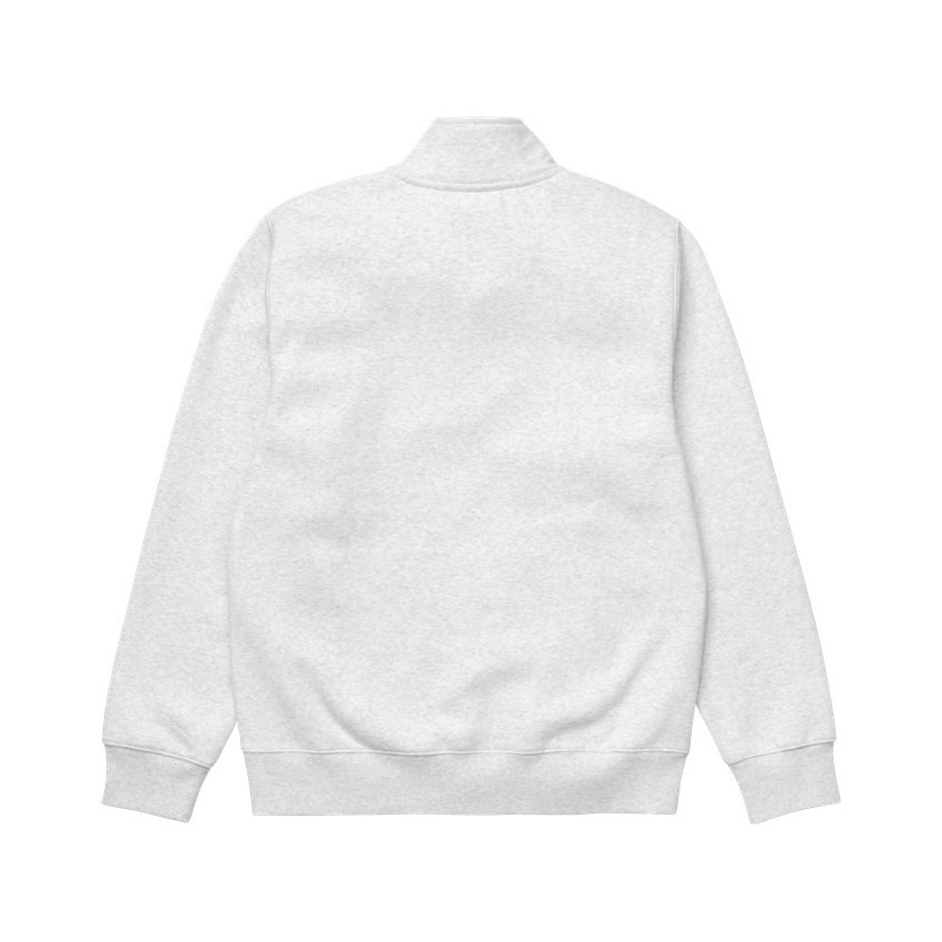 Sweat Demi-Zip Carhartt Homme CHASE Noir ou Gris I027038 | Cloane Vannes