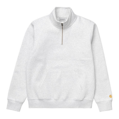 Sweat Demi-Zip Carhartt Homme CHASE Noir ou Gris I027038 | Cloane Vannes