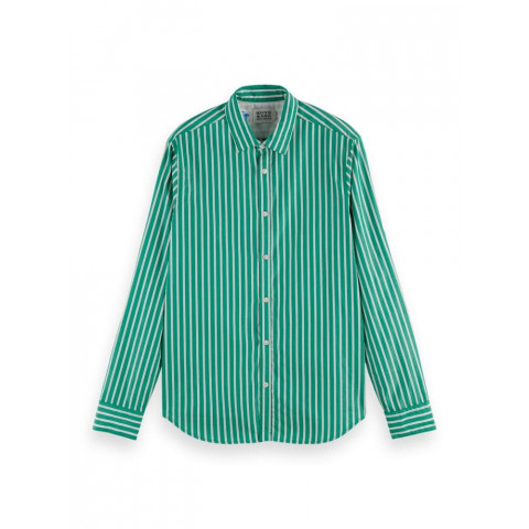 Chemise à rayures Scotch and Soda Homme Vert 166578 | Cloane vannes