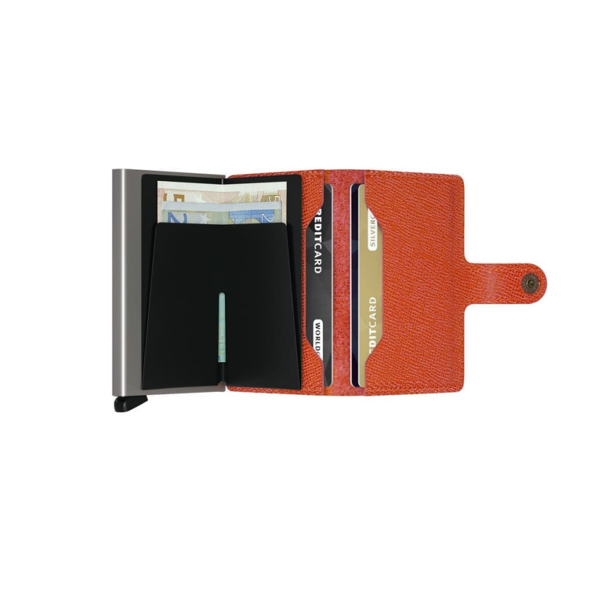 Porte-cartes Secrid MINIWALLET CRISPLE Orange | cloane vannes