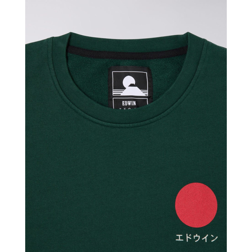 Japanese Sun EDWIN Sweat Homme Vert Foncé