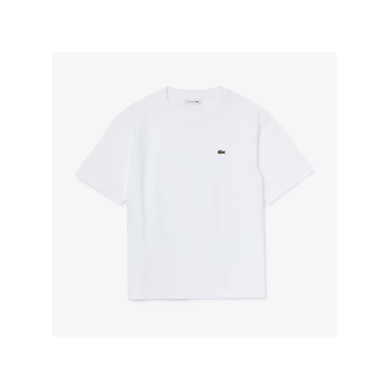 LACOSTE Tee Shirt Femme à col rond Classique E-Shop CLOANE