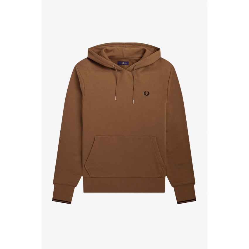 Sweat à capuche Fred Perry homme camel Cloane Vannes