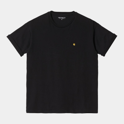 Tee-shirt femme Carhartt Wip Chase noir