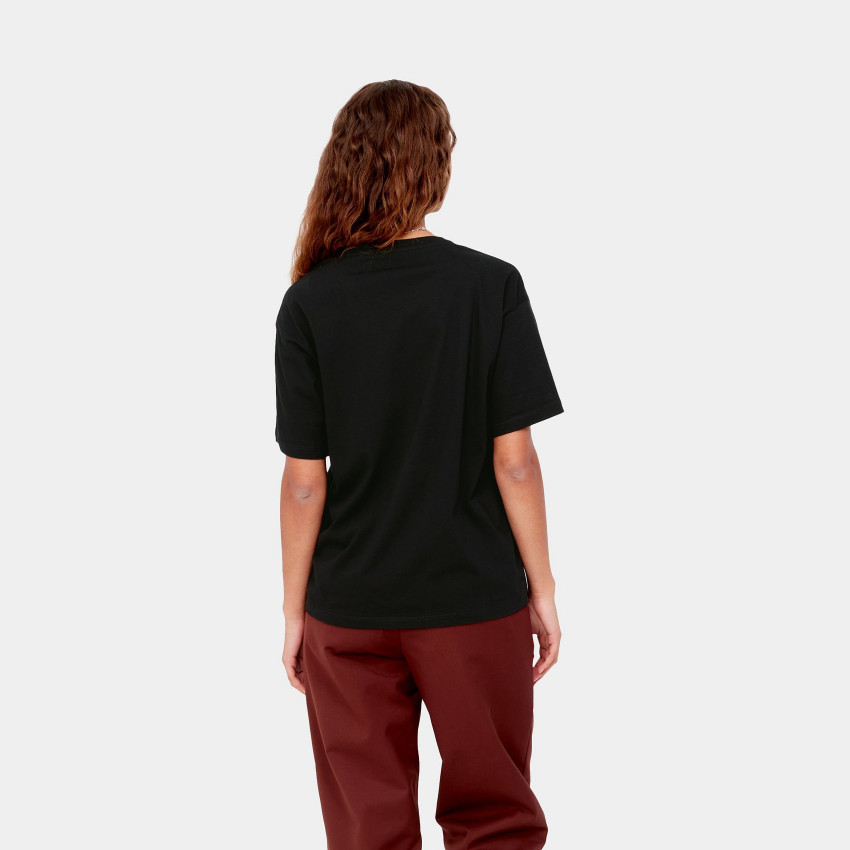 Carhartt-Wip tee-shirt noir CHASE femme Cloane Vannes