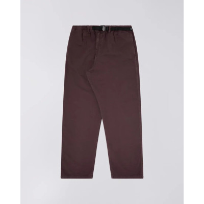 Pantalon en toile homme Edwin bordeaux BETA PANT