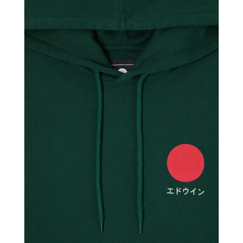 Sweatshirt Vert Foncé Japanese sun Edwin Homme
