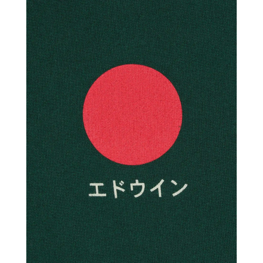 Sweatshirt Vert Foncé Japanese sun Edwin Homme Cloane Vannes