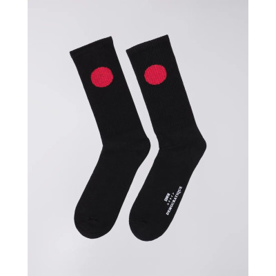 Chaussettes EDWIN  JAPANESE SUN X DEMOCRATIQUE Noir Cloane Vannes