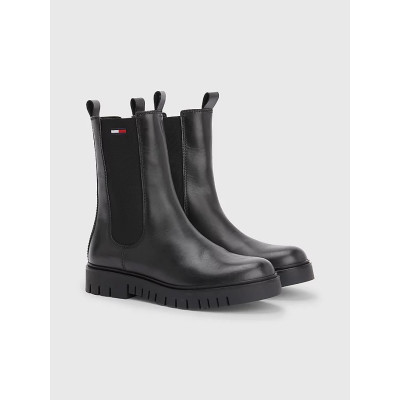 Bottines Chelsea Montantes noir Tommy Hilfiger femme