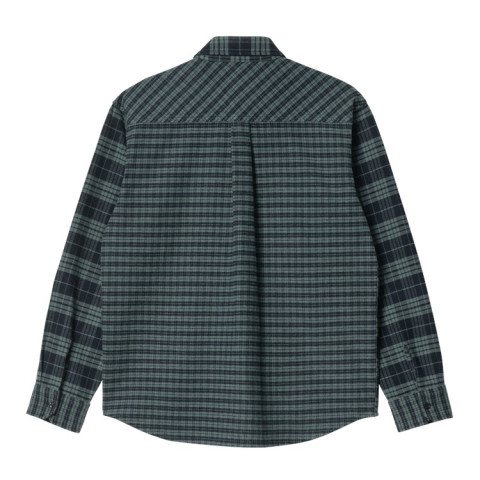 Chemise Homme WINGER Kaki et Bleu