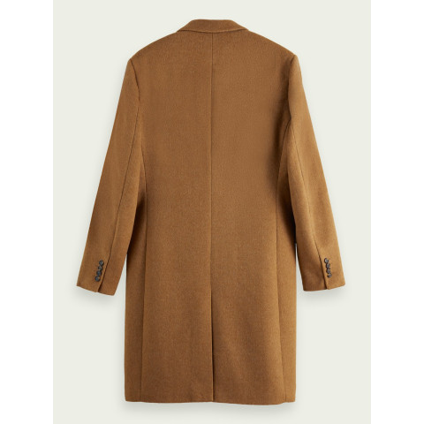 Manteau en laine homme Scotch & Soda Classic Wool Camel Cloane Vannes